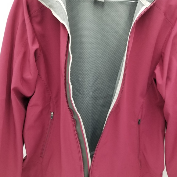 REI Soft Shell Fleece Jacket Red Women's EUC - Picture 2 of 6